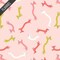 Dachshund Wiggles Snug Flannel in Pink (f11806) | Art Gallery Flannel | AGF Studio | Art Gallery